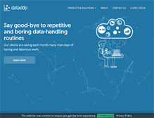 Tablet Screenshot of dataddo.com
